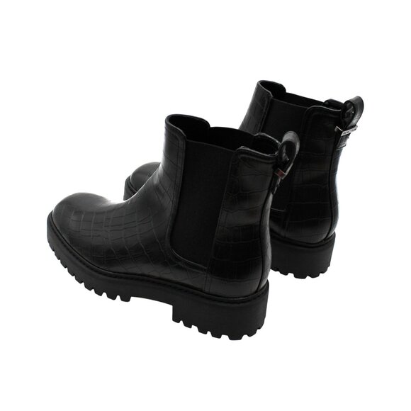 Reaction Kenneth Cole Womens Black Animal Print Padded  Wedge Chelsea Boot - 6 M - Picture 8 of 8